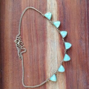 💚 Green faux-opal Necklace